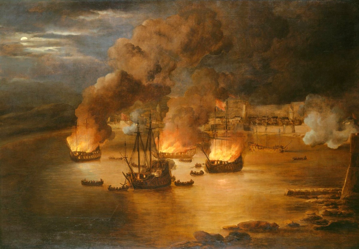 the attack on shipping in tripoli 